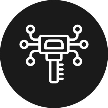 seo modern simgesinin vektör illüstrasyonu