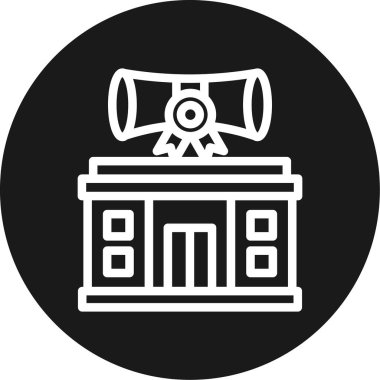 Eğitim simgesinin vektör illüstrasyonu