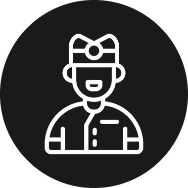 vektör doktor simgesi illüstrasyonu