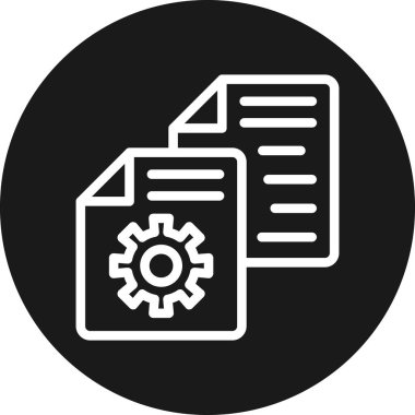 dosya simgesi, vektör illüstrasyonu