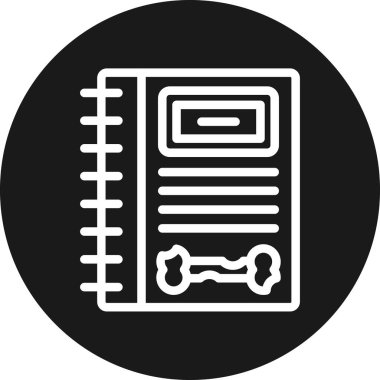 Kitap. Web simgesi basit illüstrasyon