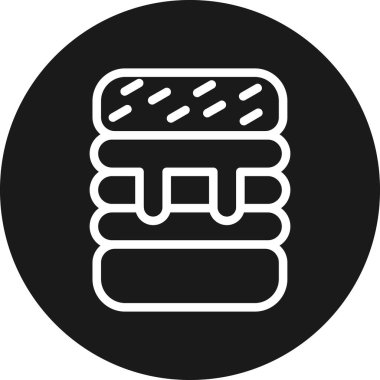 Gıda simgesinin vektör illüstrasyonu