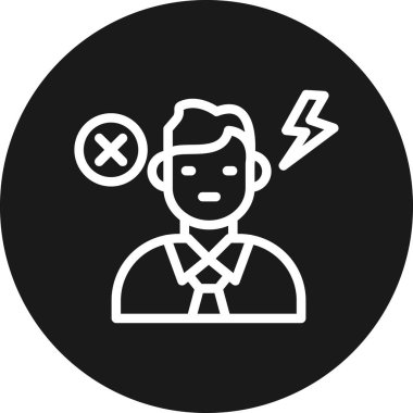 İnsan simgesinin vektör illüstrasyonu