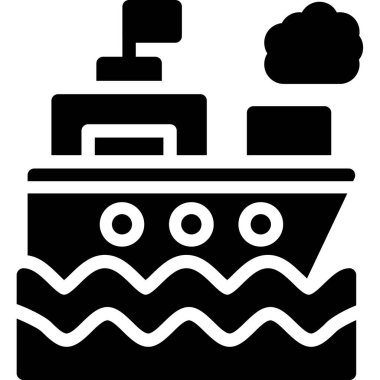 Tekne. Web simgesi basit illüstrasyon