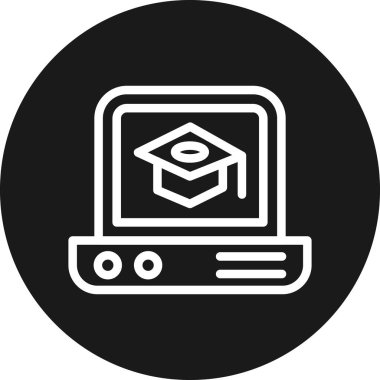 vektör dizüstü simgesi illüstrasyonu