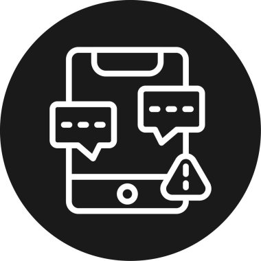 Konuşma baloncukları ikon vektör çizimi