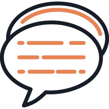 konuşma balonu simgesi, vektör illüstrasyon tasarımı