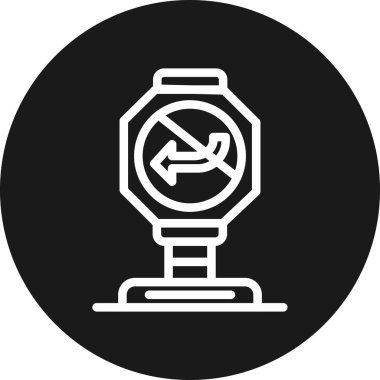 Alarm simgesi vektör illüstrasyonu