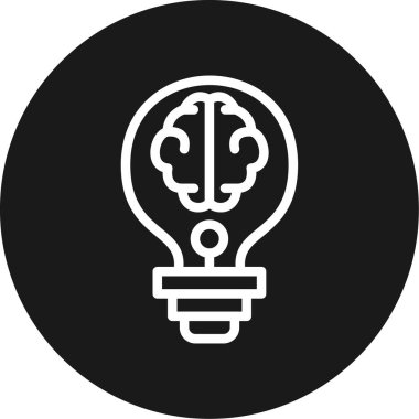 ampul simgesi, vektör illüstrasyonu