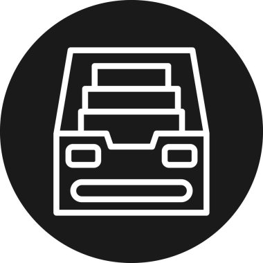 Modern otomatik simgenin vektör illüstrasyonu