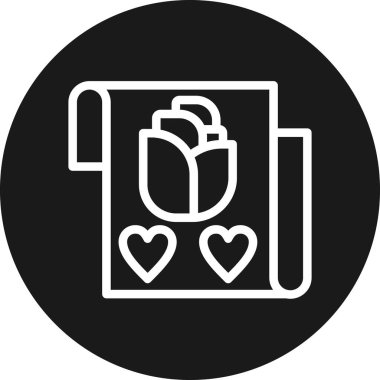 Hediye. Web simgesi basit illüstrasyon