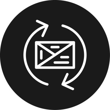 e- posta simgesi vektör illüstrasyonu