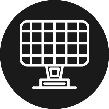 Barbekü ikonu vektör illüstrasyonu