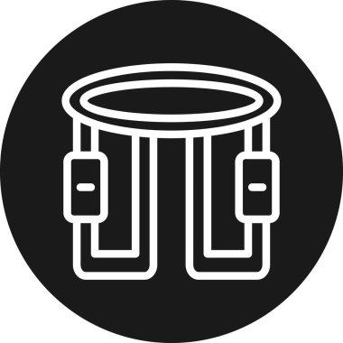 davul simgesi vektör illüstrasyonu