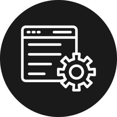 seo modern simgesinin vektör illüstrasyonu