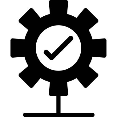 Sikke ayarı simgesi vektörü