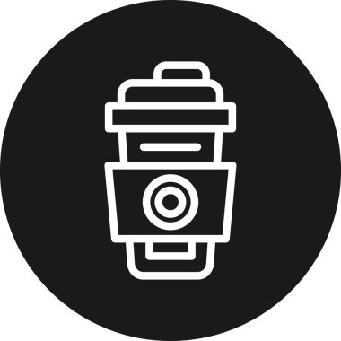 Vektör Kahve Simgesi illüstrasyonu