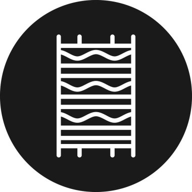 Moda Biçimli Kalıp Simgesi İzole Arkaplan