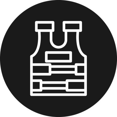 Çanta simgesinin vektör illüstrasyonu