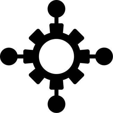 Teçhizat Web simgesi basit illüstrasyon