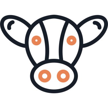 çiftlik ikonu vektör illüstrasyonu