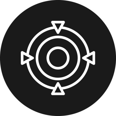 seo modern simgesinin vektör illüstrasyonu