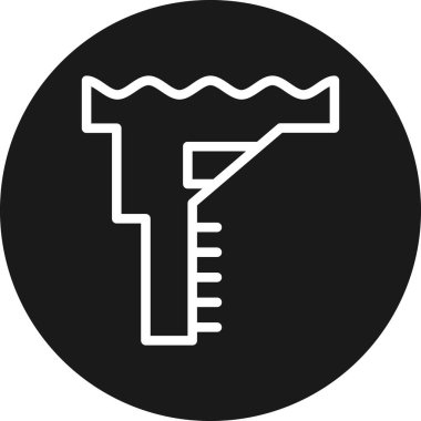 Modern b 'nin vektör illüstrasyonu eksik simgesi