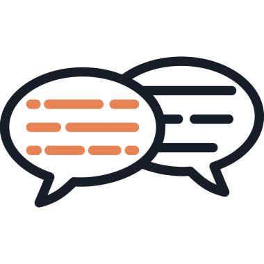 Sohbet vektör illüstrasyonu