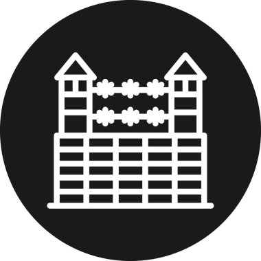 Yapı simgesinin vektör illüstrasyonu