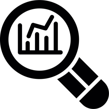 analiz analizi iş simgesi ana hat biçiminde