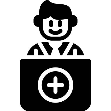 doktor vektör düz simge