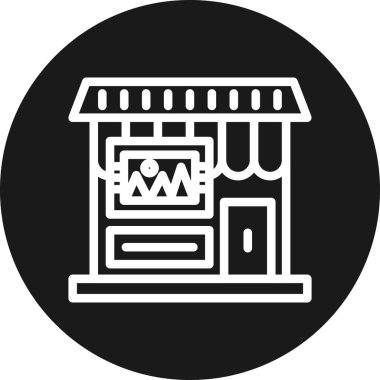 Vektör illüstrasyonu, alışveriş simgesi tasarımı