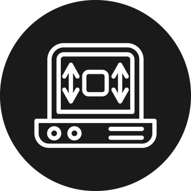 seo modern simgesinin vektör illüstrasyonu