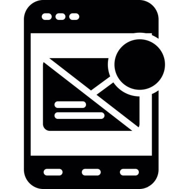 e-posta ileti simgesi ana hat biçiminde