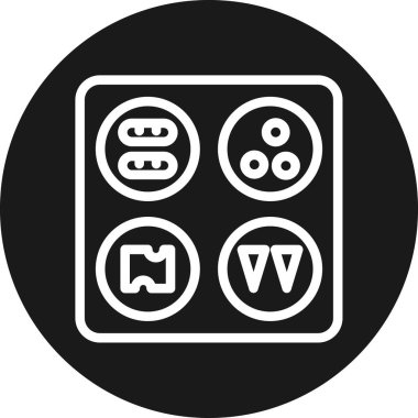 Gıda simgesinin vektör illüstrasyonu