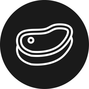 Balık simgesinin vektör illüstrasyonu