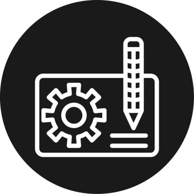 kalem simgesi vektör illüstrasyonu