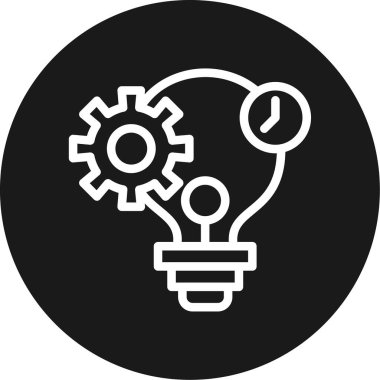 ampul simgesi, vektör illüstrasyonu