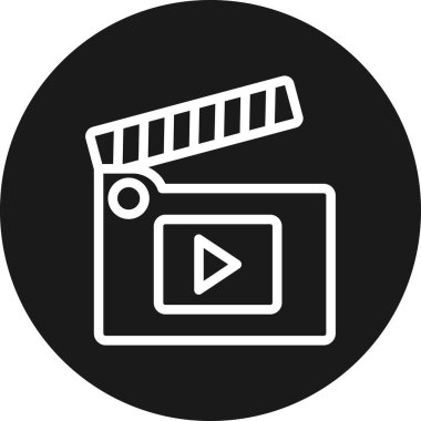 film vektörü simgesi modern basit tasarım