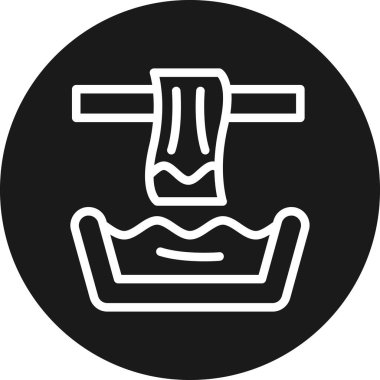 Modern simgenin vektör illüstrasyonu