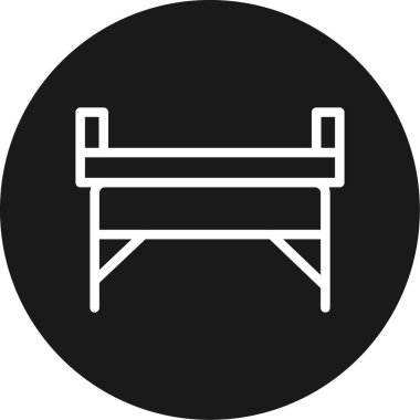 Mobilya simgesinin vektör illüstrasyonu