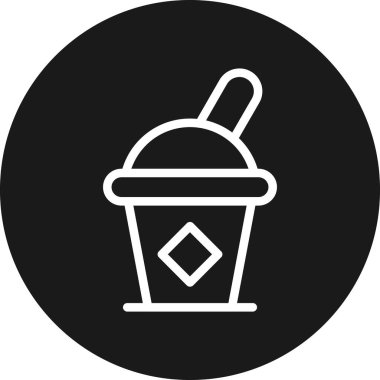 dondurma vektör simgesi