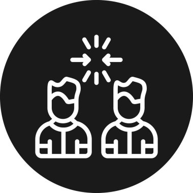 İnsan simgesinin vektör illüstrasyonu