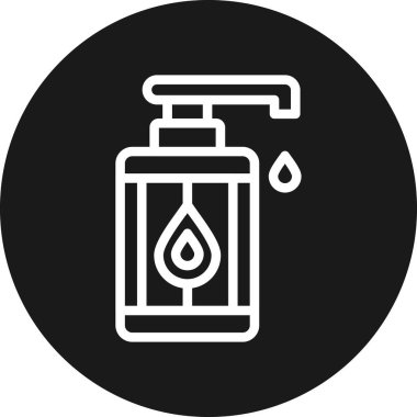 Bir gaz simgesinin vektör illüstrasyonu