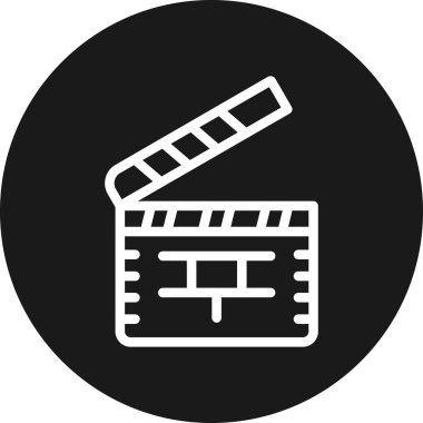 Film Ayarlama Satır Çemberi BG 'nin Vektör ResmiComment