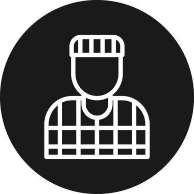 Modern b 'nin vektör illüstrasyonunda simge yok