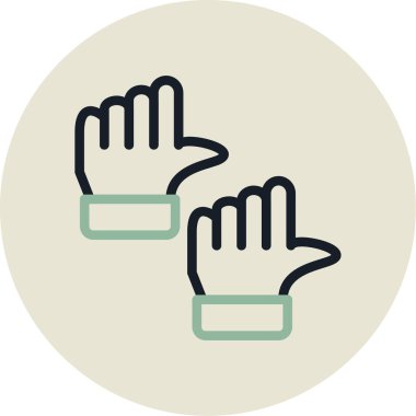 Tek bir simgenin vektör illüstrasyonu