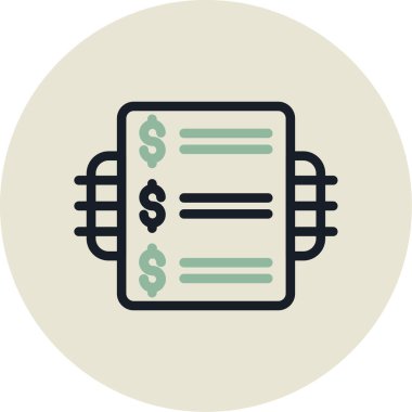 Para için. Web simgesi basit tasarım