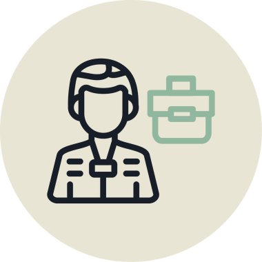 Doktor. Web simgesi basit tasarım