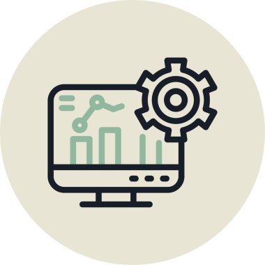 Web geliştirme simgesi vektör illüstrasyonu